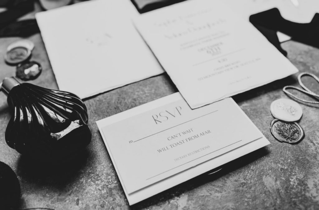 RSVP Card of Wedding Invitation